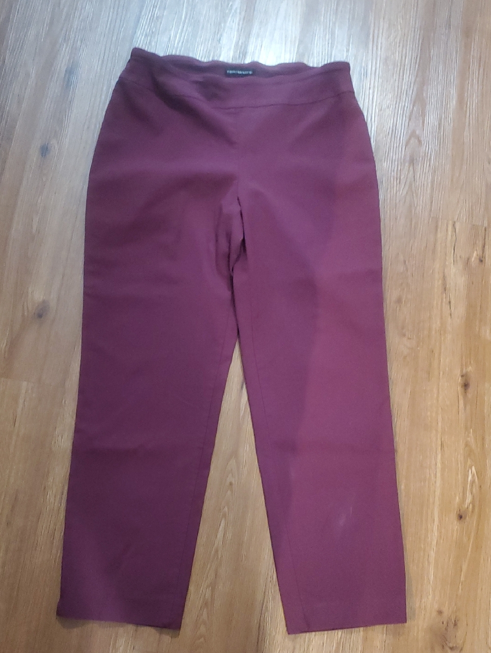 Counterparts Maroon Straight Leg Pants